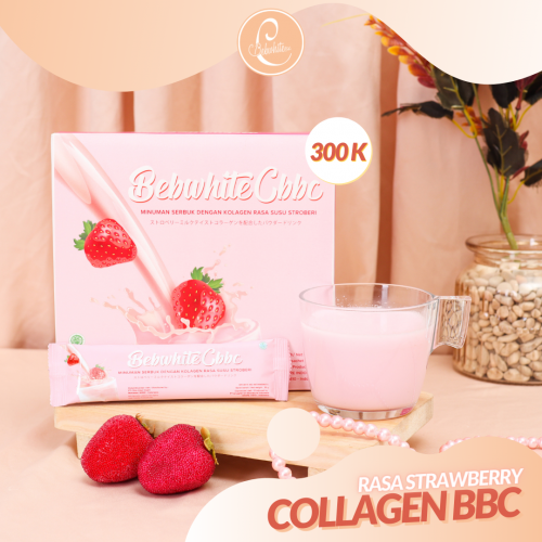 Collagen BBC Rasa Strawberry Bebwhite C Skincare Official