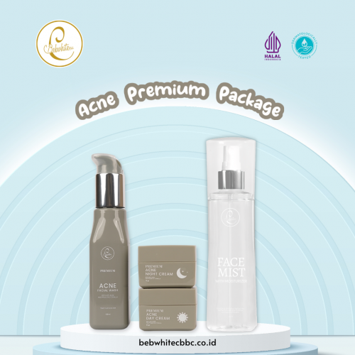 Acne Premium Package bebwhite c skincare official - COD Ecer Body Lotion Bebwhite C BBC Original Formula Baru - Bebwhite C Premium