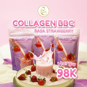 Collagen Bebwhite C BBC Rasa Strawberry Kemasan Baru - Official Bebwhite C BBC Skincare